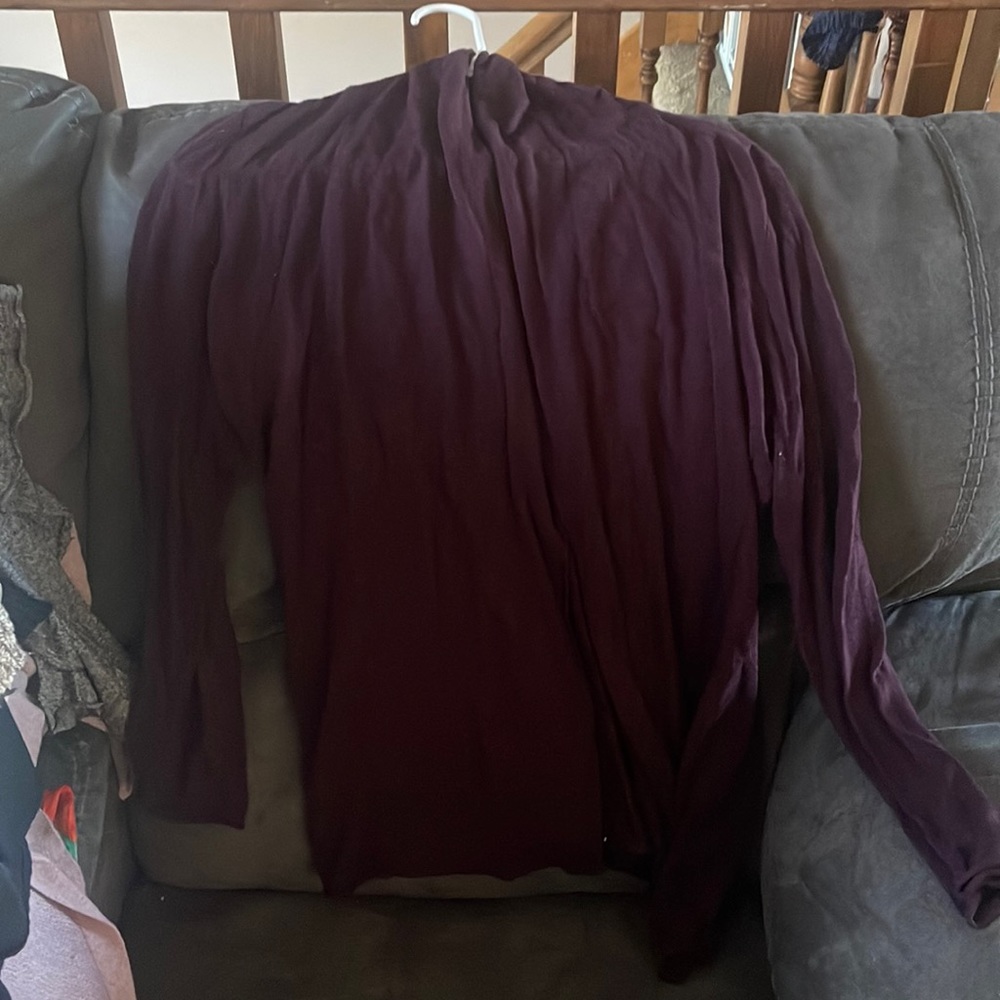 Burgundy Cardigan